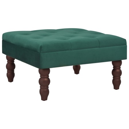 Dark green velvet stool 60x60x36 cm by vidaXL, Side tables - Ref: Foro24-3070666, Price: 91,77 €, Discount: %