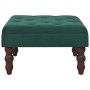 Dark green velvet stool 60x60x36 cm by vidaXL, Side tables - Ref: Foro24-3070666, Price: 91,77 €, Discount: %