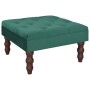 Dark green velvet stool 60x60x36 cm by vidaXL, Side tables - Ref: Foro24-3070666, Price: 91,77 €, Discount: %