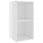 Mueble para TV madera contrachapada blanco brillo 72x35x36,5 cm de vidaXL, Muebles TV - Ref: Foro24-805531, Precio: 37,76 €, ...