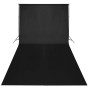 Photo studio kit black backdrop 600x300 cm and lights by vidaXL, Flashes and studio lighting - Ref: Foro24-160179, Price: 161...