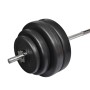 Dumbbell with weights 60 kg by vidaXL, free weight - Ref: Foro24-90372, Price: 127,97 €, Discount: %