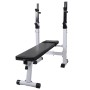 Straight fitness and bodybuilding training bench by vidaXL, Weight lifting machines - Ref: Foro24-90366, Price: 139,95 €, Dis...