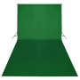 Photography studio kit with green chroma key backdrop 600x300 and lights by vidaXL, Flashes and studio lighting - Ref: Foro24...