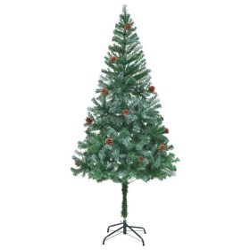 Glasierter Weihnachtsbaum mit Tannenzapfen 180 cm von vidaXL, Weihnachtsbäume - Ref: Foro24-60178, Preis: 44,88 €, Rabatt: %