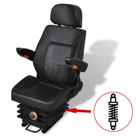 Asiento de tractor con suspensión de vidaXL, Accesorios y piezas para tractores - Ref: Foro24-210158, Precio: 353,32 €, Descu...