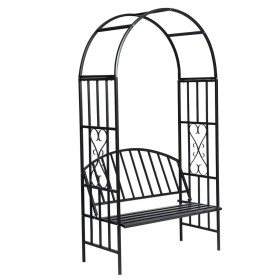 Rose arch with bench by vidaXL, Pergolas, arches and garden trellises - Ref: Foro24-40545, Price: 162,90 €, Discount: %