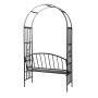 Rose arch with bench by vidaXL, Pergolas, arches and garden trellises - Ref: Foro24-40545, Price: 162,90 €, Discount: %