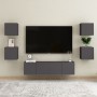 Wall living room furniture 2 pcs gray 30.5x30x30 cm by vidaXL, TV Furniture - Ref: Foro24-804488, Price: 53,99 €, Discount: %