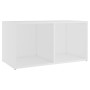 White plywood TV cabinet 72x35x36.5 cm by vidaXL, TV Furniture - Ref: Foro24-805525, Price: 38,01 €, Discount: %