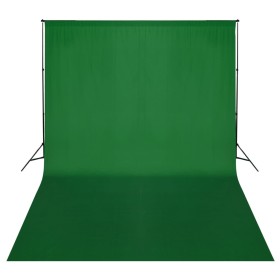 Backdrop support system 500x300 cm green by vidaXL, Money - Ref: Foro24-160069, Price: 81,99 €, Discount: %