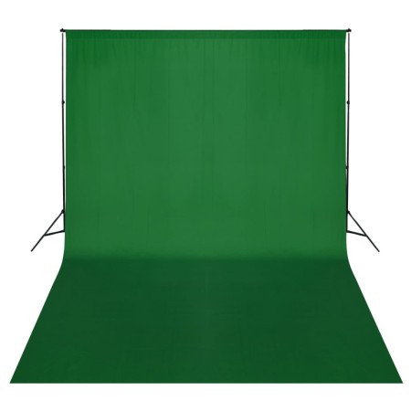 Backdrop support system 500x300 cm green by vidaXL, Money - Ref: Foro24-160069, Price: 82,05 €, Discount: %