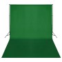 Sistema de soporte de telón fondo 500x300 cm verde de vidaXL, Fondos - Ref: Foro24-160069, Precio: 82,05 €, Descuento: %