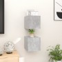 Wall living room furniture 2 pcs concrete gray 30.5x30x30 cm by vidaXL, TV Furniture - Ref: Foro24-804494, Price: 47,43 €, Di...