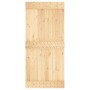 Puerta corredera con herrajes madera maciza de pino 95x210 cm de vidaXL, Puertas - Ref: Foro24-3202990, Precio: 169,92 €, Des...