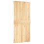 Puerta corredera con herrajes madera maciza de pino 95x210 cm de vidaXL, Puertas - Ref: Foro24-3202990, Precio: 169,92 €, Des...