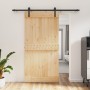 Sliding door with solid pine wood fittings 100x210 cm by vidaXL, Doors - Ref: Foro24-3202991, Price: 187,77 €, Discount: %