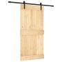 Sliding door with solid pine wood fittings 100x210 cm by vidaXL, Doors - Ref: Foro24-3202991, Price: 162,99 €, Discount: %