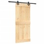 Sliding door with solid pine wood fittings 90x210 cm by vidaXL, Doors - Ref: Foro24-3203127, Price: 157,12 €, Discount: %