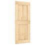 Puerta corredera con herrajes madera maciza de pino 85x210 cm de vidaXL, Puertas - Ref: Foro24-3203130, Precio: 193,56 €, Des...