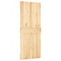 Puerta corredera con herrajes madera maciza de pino 85x210 cm de vidaXL, Puertas - Ref: Foro24-3203141, Precio: 176,26 €, Des...