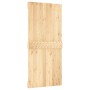 Puerta corredera con herrajes madera maciza de pino 95x210 cm de vidaXL, Puertas - Ref: Foro24-3203143, Precio: 176,78 €, Des...