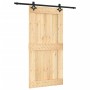 Sliding door with solid pine wood fittings 100x210 cm by vidaXL, Doors - Ref: Foro24-3203150, Price: 195,80 €, Discount: %