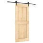 Sliding door with solid pine wood fittings 85x210 cm by vidaXL, Doors - Ref: Foro24-3203205, Price: 185,84 €, Discount: %