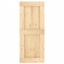 Sliding door with solid pine wood fittings 85x210 cm by vidaXL, Doors - Ref: Foro24-3203205, Price: 185,84 €, Discount: %