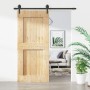 Sliding door with solid pine wood fittings 90x210 cm by vidaXL, Doors - Ref: Foro24-3203206, Price: 161,73 €, Discount: %