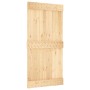 Sliding door with solid pine wood fittings 100x210 cm by vidaXL, Doors - Ref: Foro24-3203235, Price: 162,99 €, Discount: %