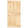 Sliding door with solid pine wood fittings 100x210 cm by vidaXL, Doors - Ref: Foro24-3203259, Price: 165,72 €, Discount: %