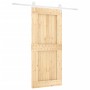 Sliding door with solid pine wood fittings 90x210 cm by vidaXL, Doors - Ref: Foro24-3203263, Price: 177,35 €, Discount: %