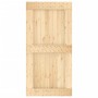 Puerta corredera con herrajes madera maciza de pino 100x210 cm de vidaXL, Puertas - Ref: Foro24-3203265, Precio: 201,24 €, De...