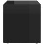 TV furniture 4 units glossy black plywood 37x35x37 cm by vidaXL, TV Furniture - Ref: Foro24-805521, Price: 55,65 €, Discount: %