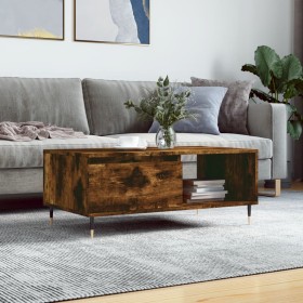 Smoked oak plywood coffee table 90x50x36.5 cm by vidaXL, Coffee table - Ref: Foro24-830561, Price: 60,10 €, Discount: %