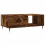 Couchtisch aus geräuchertem Eichensperrholz, 90 x 50 x 36,5 cm von vidaXL, Couchtisch - Ref: Foro24-830561, Preis: 60,99 €, R...