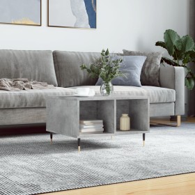 Concrete gray plywood coffee table 60x50x36.5 cm by vidaXL, Coffee table - Ref: Foro24-830536, Price: 43,99 €, Discount: %