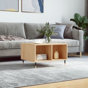 Sonoma oak plywood coffee table 60x50x36.5 cm by vidaXL, Coffee table - Ref: Foro24-830535, Price: 42,99 €, Discount: %