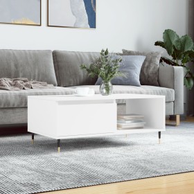 White plywood coffee table 90x50x36.5 cm by vidaXL, Coffee table - Ref: Foro24-830556, Price: 62,99 €, Discount: %