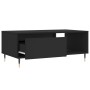 Mesa de centro madera contrachapada negro 90x50x36,5 cm de vidaXL, Mesas de centro - Ref: Foro24-830557, Precio: 62,99 €, Des...