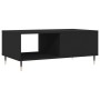 Mesa de centro madera contrachapada negro 90x50x36,5 cm de vidaXL, Mesas de centro - Ref: Foro24-830557, Precio: 62,99 €, Des...