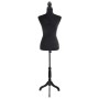 Maniquí de busto de mujer de modista negro de vidaXL, Galanes de noche - Ref: Foro24-30028, Precio: 108,43 €, Descuento: %