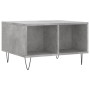 Mesa de centro madera contrachapada gris hormigón 60x50x36,5 cm de vidaXL, Mesas de centro - Ref: Foro24-830544, Precio: 41,6...