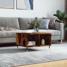 Smoked oak plywood coffee table 60x50x36.5 cm by vidaXL, Coffee table - Ref: Foro24-830537, Price: 43,37 €, Discount: %