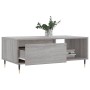 Mesa de centro madera contrachapada gris Sonoma 90x50x36,5 cm de vidaXL, Mesas de centro - Ref: Foro24-830562, Precio: 62,51 ...