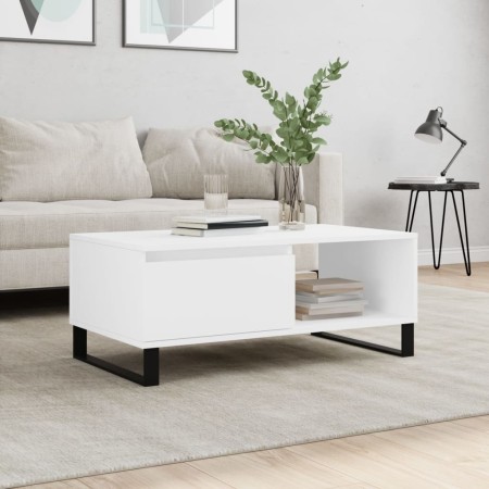 White plywood coffee table 90x50x36.5 cm by vidaXL, Coffee table - Ref: Foro24-830572, Price: 69,60 €, Discount: %