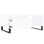 Mesa de centro madera contrachapada blanco 90x50x36,5 cm de vidaXL, Mesas de centro - Ref: Foro24-830572, Precio: 69,49 €, De...