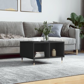 Black plywood coffee table 60x50x36.5 cm by vidaXL, Coffee table - Ref: Foro24-830533, Price: 44,99 €, Discount: %