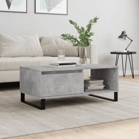 Concrete gray plywood coffee table 90x50x36.5 cm by vidaXL, Coffee table - Ref: Foro24-830576, Price: 64,72 €, Discount: %